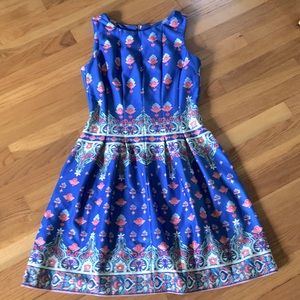 Gabby Skye Fit & Flare Dress with Pockets